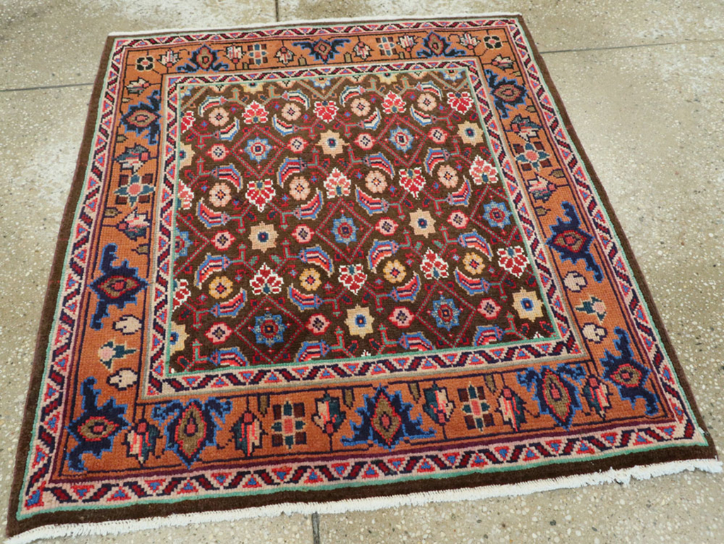 Vintage Persian Hamadan Rug, No.26223 - Galerie Shabab
