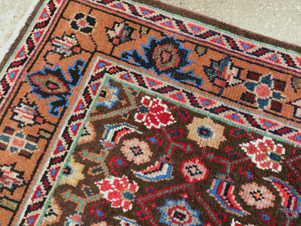 Vintage Persian Hamadan Rug, No.26223 - Galerie Shabab