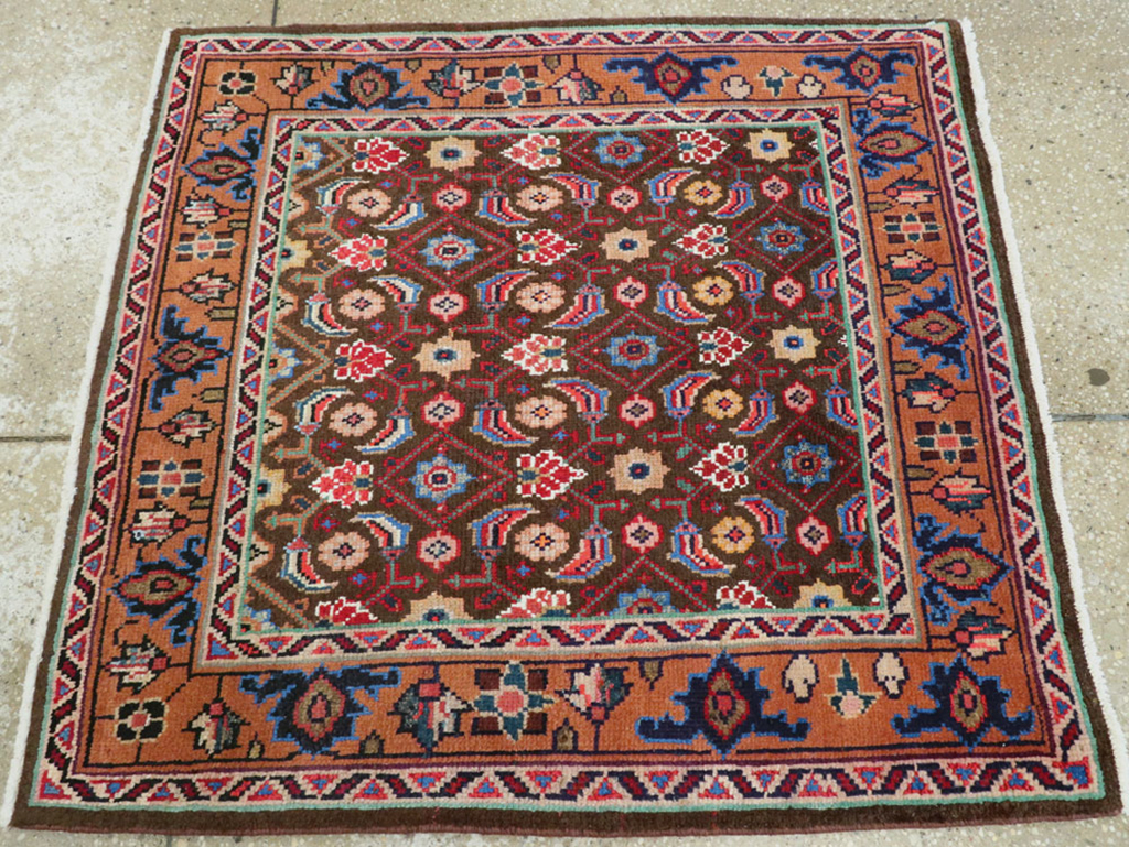 Vintage Persian Hamadan Rug, No.26223 - Galerie Shabab