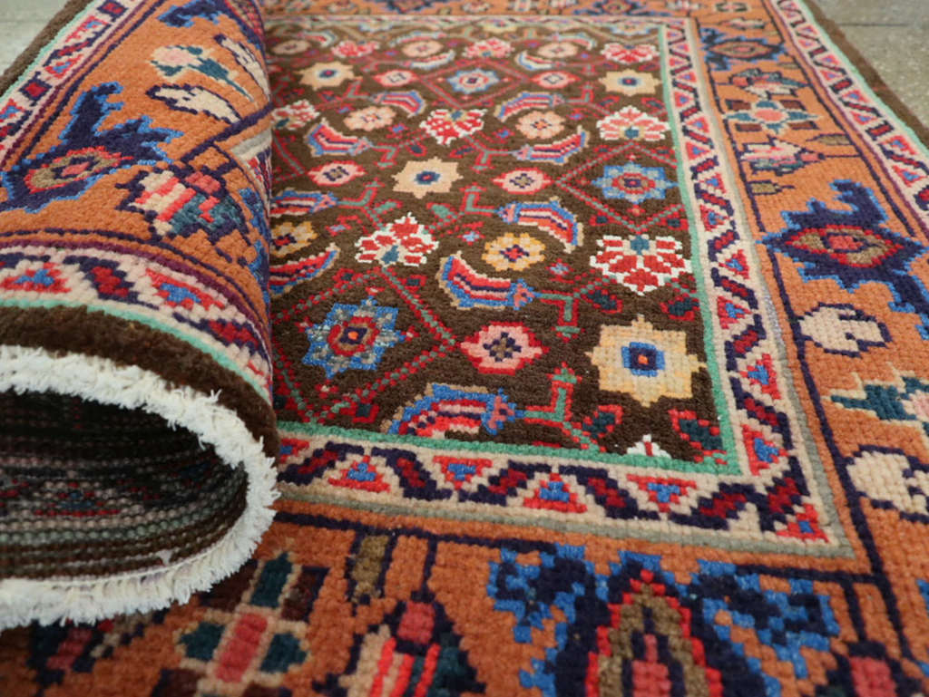 Vintage Persian Hamadan Rug, No.26223 - Galerie Shabab