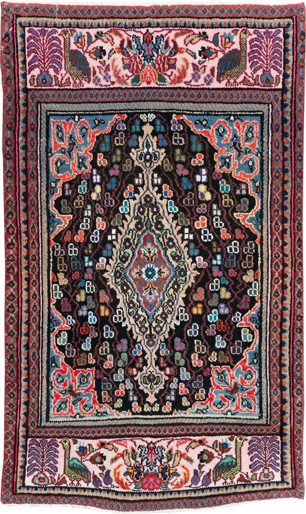Vintage Persian Hamadan Rug, No.26224 - Galerie Shabab