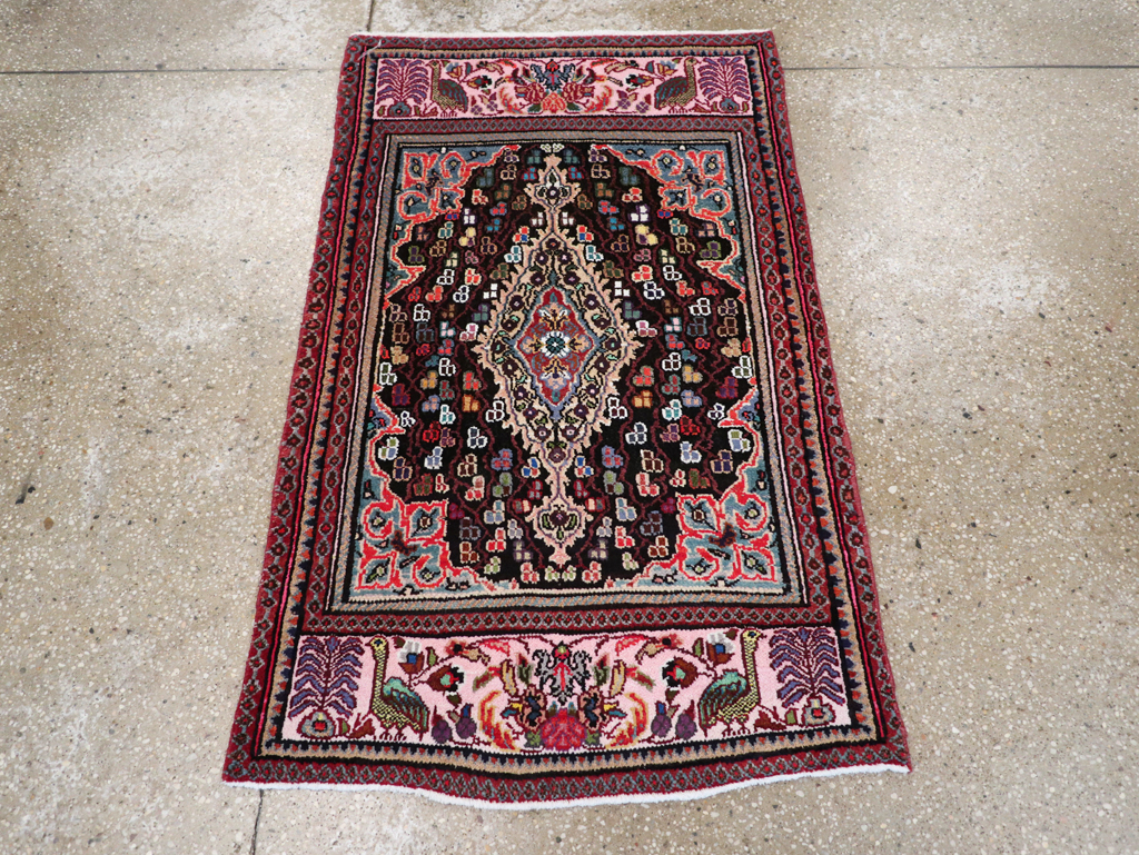 Vintage Persian Hamadan Rug, No.26224 - Galerie Shabab