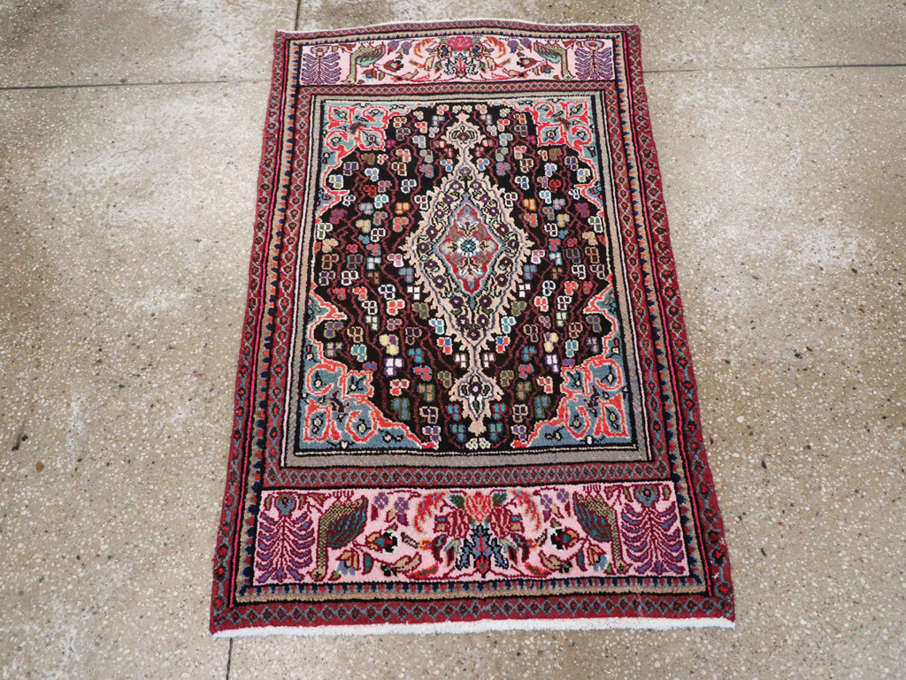 Vintage Persian Hamadan Rug, No.26224 - Galerie Shabab