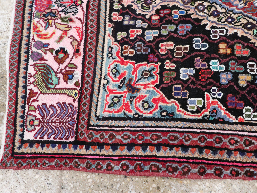 Vintage Persian Hamadan Rug, No.26224 - Galerie Shabab