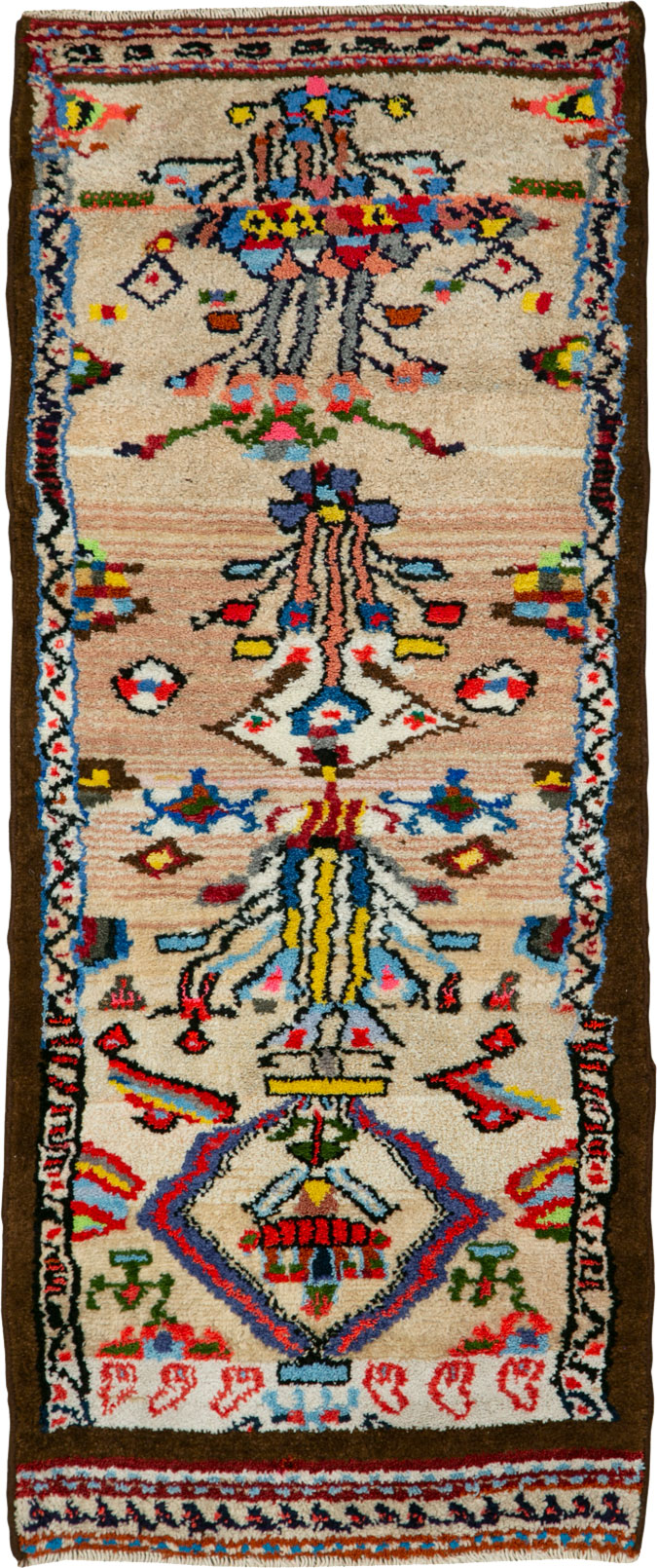 Vintage Persian Hamadan Rug, No.26225 - Galerie Shabab