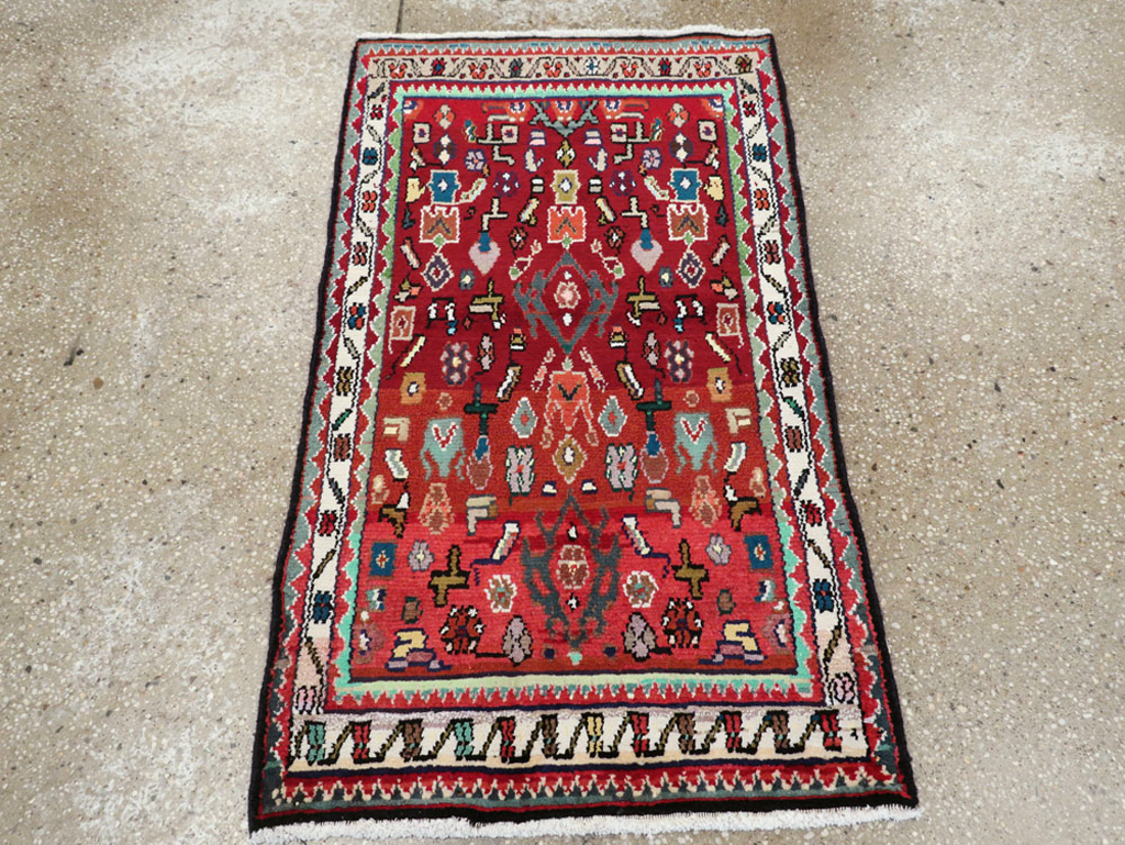 Vintage Persian Hamadan Rug, No.26226 - Galerie Shabab