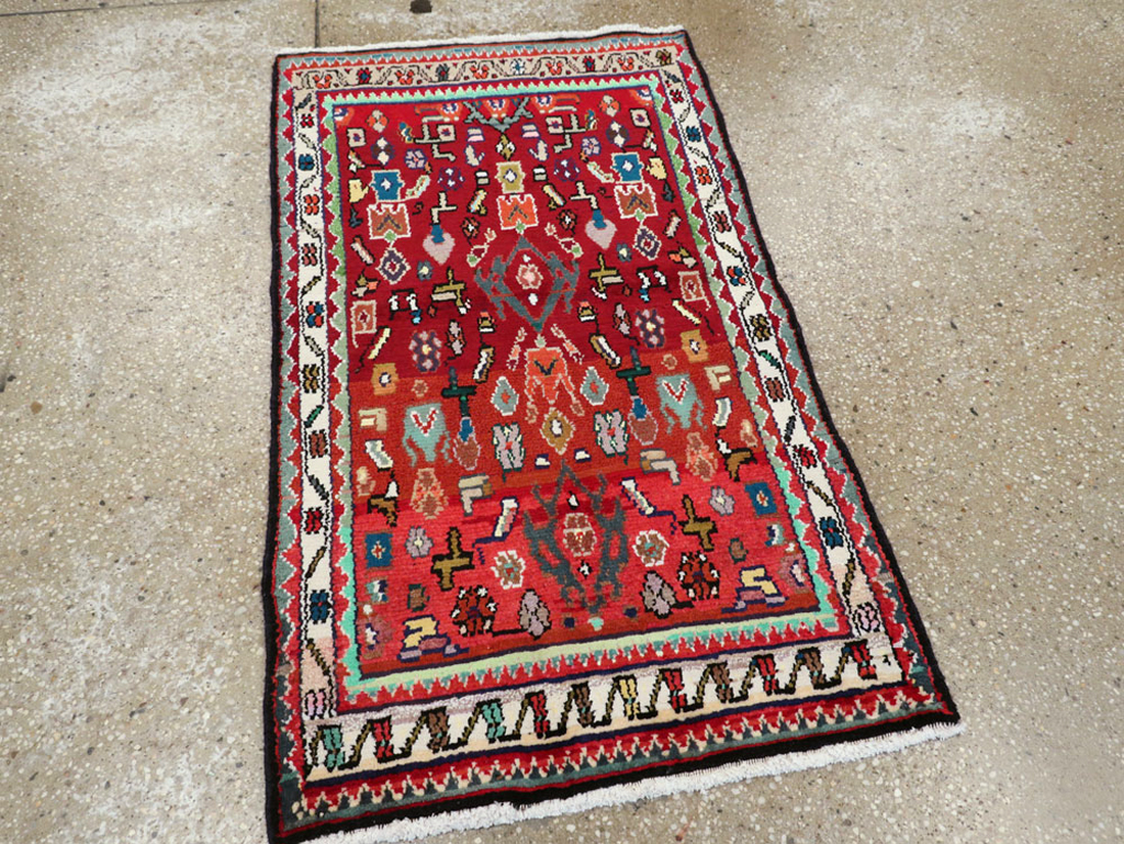 Vintage Persian Hamadan Rug, No.26226 - Galerie Shabab