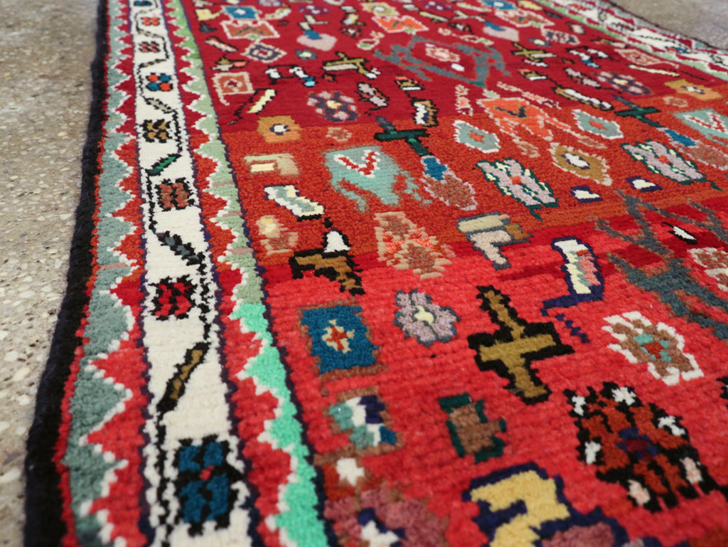 Vintage Persian Hamadan Rug, No.26226 - Galerie Shabab