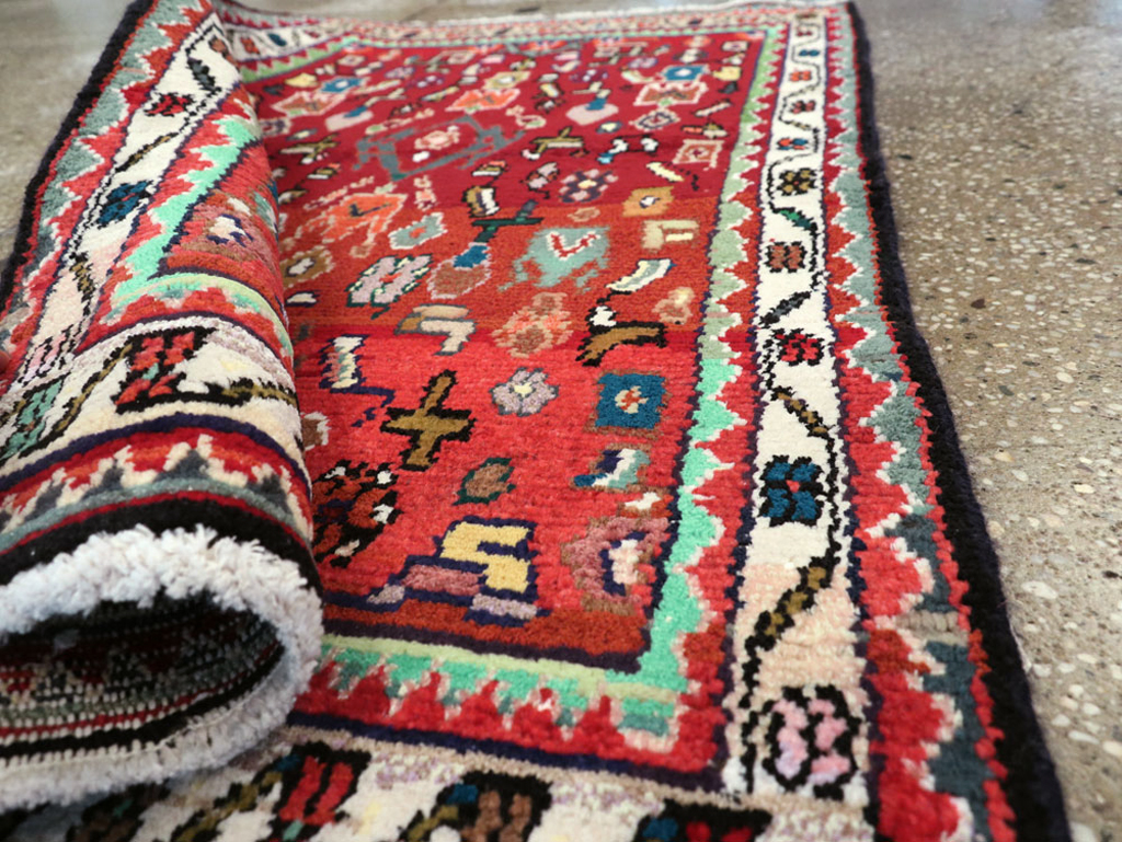 Vintage Persian Hamadan Rug, No.26226 - Galerie Shabab