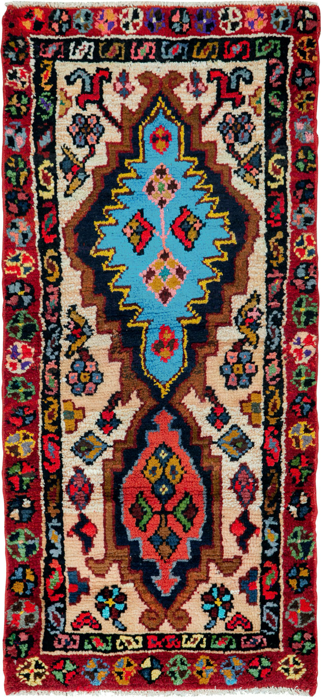 Vintage Persian Hamadan Rug, No.26229 - Galerie Shabab