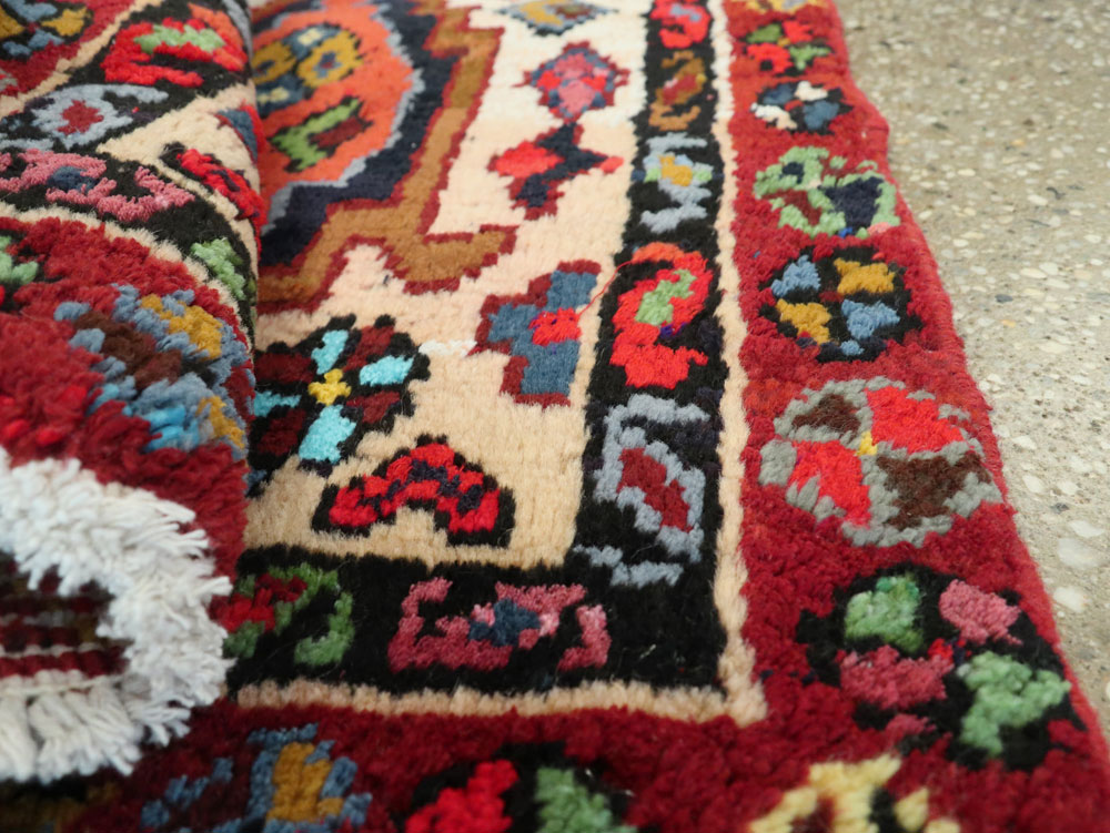 Vintage Persian Hamadan Rug, No.26229 - Galerie Shabab