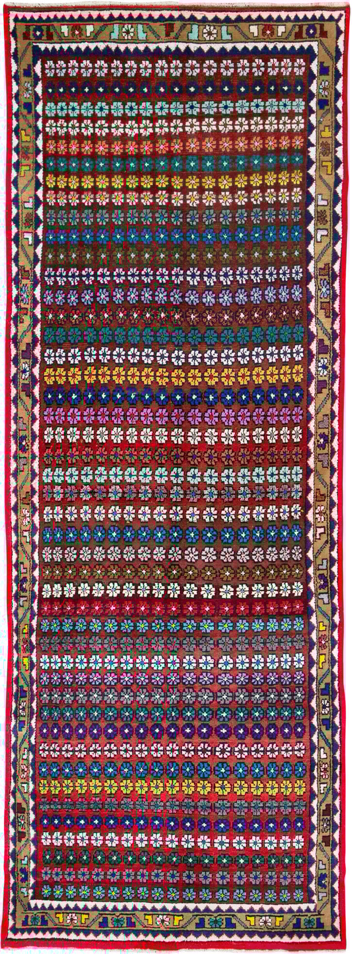 Vintage Persian Mahal Runner, No.26230 - Galerie Shabab