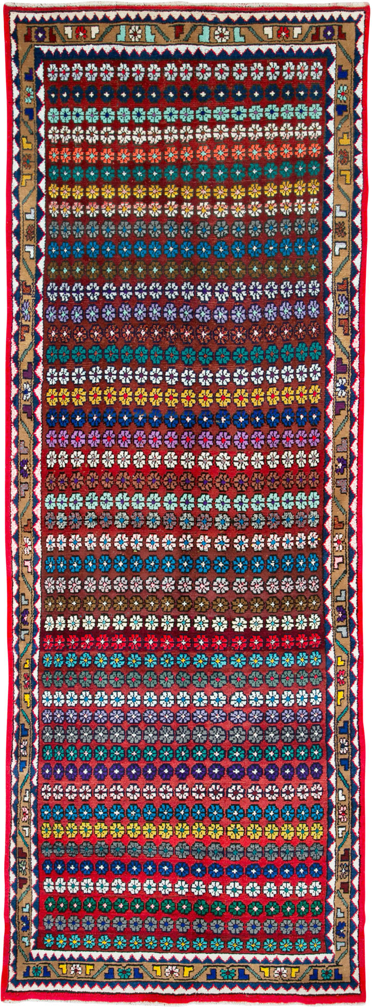 Vintage Persian Mahal Runner, No.26230 - Galerie Shabab