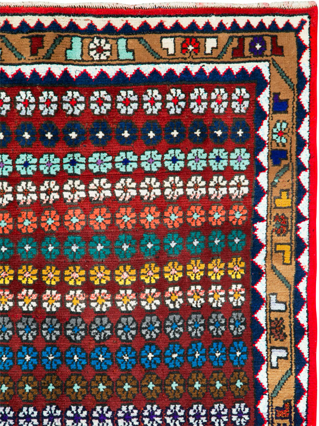 Vintage Persian Mahal Runner, No.26230 - Galerie Shabab