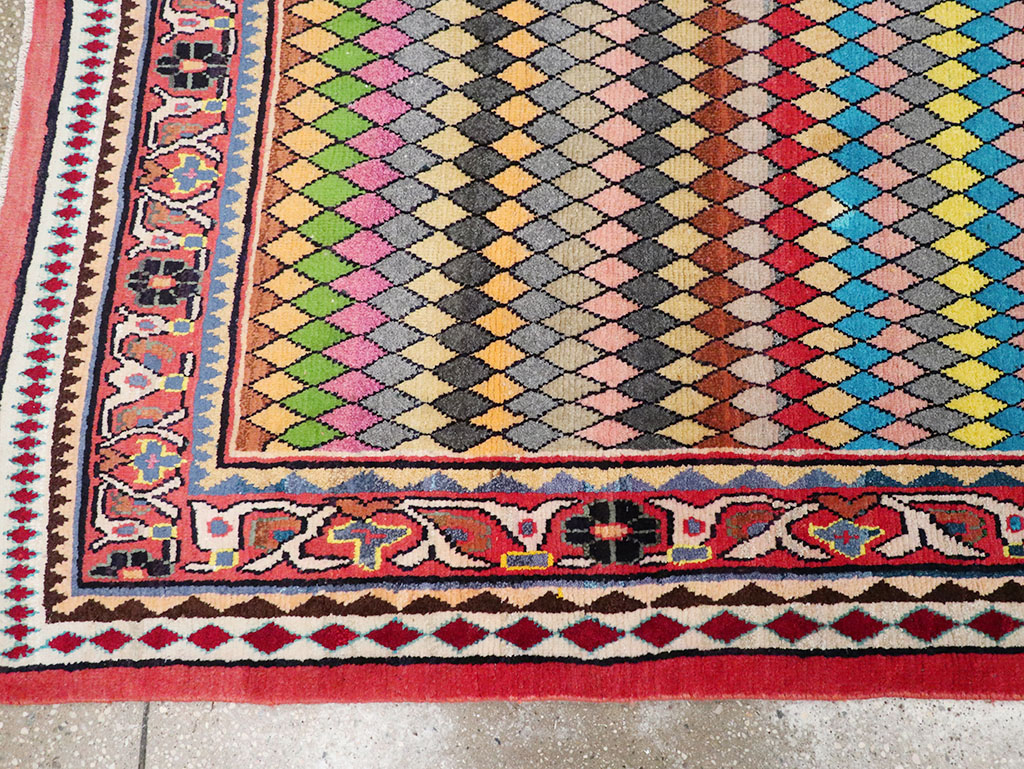 Vintage Persian Mahal Runner, No.26232 - Galerie Shabab