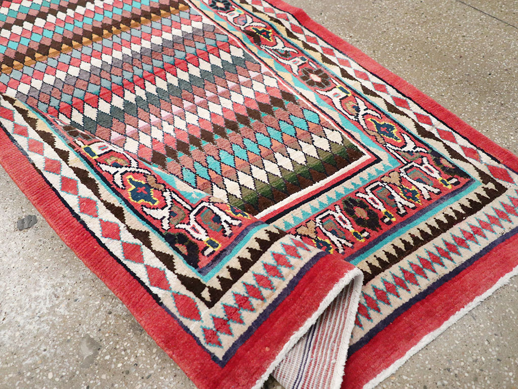 Vintage Persian Mahal Runner, No.26232 - Galerie Shabab