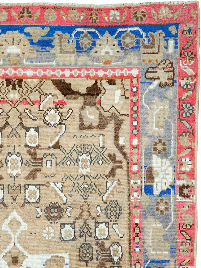 Vintage Persian Hamadan Rug, No.26233 - Galerie Shabab