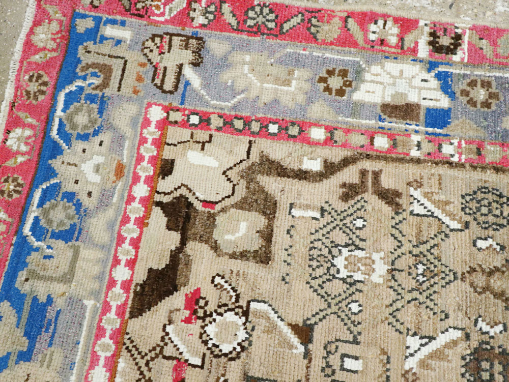 Vintage Persian Hamadan Rug, No.26233 - Galerie Shabab