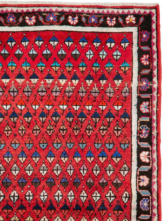 Vintage Persian Hamadan Rug, No.26234 - Galerie Shabab
