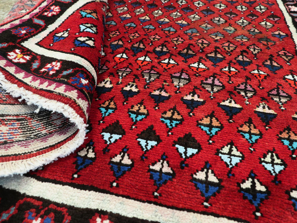 Vintage Persian Hamadan Rug, No.26234 - Galerie Shabab