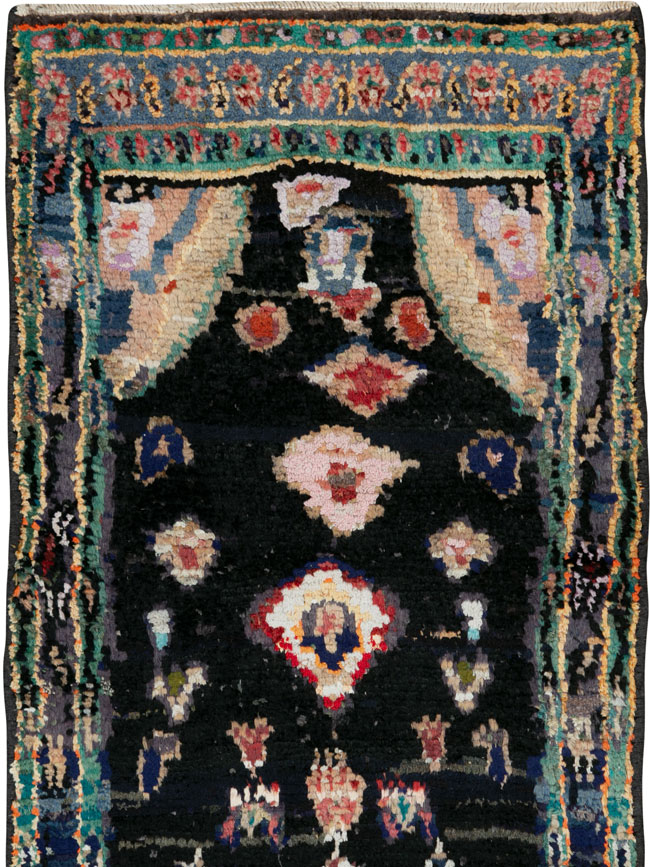 Vintage Persian Hamadan Rug, No.26236 - Galerie Shabab