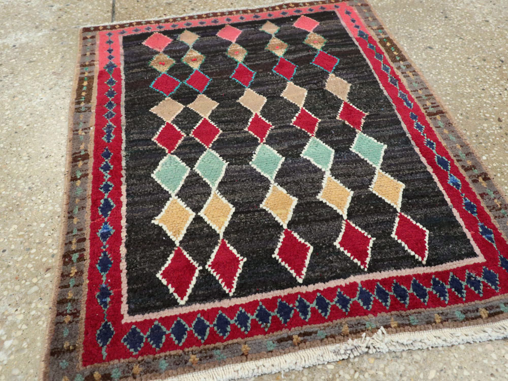 Vintage Persian Mahal Rug, No.26237 - Galerie Shabab