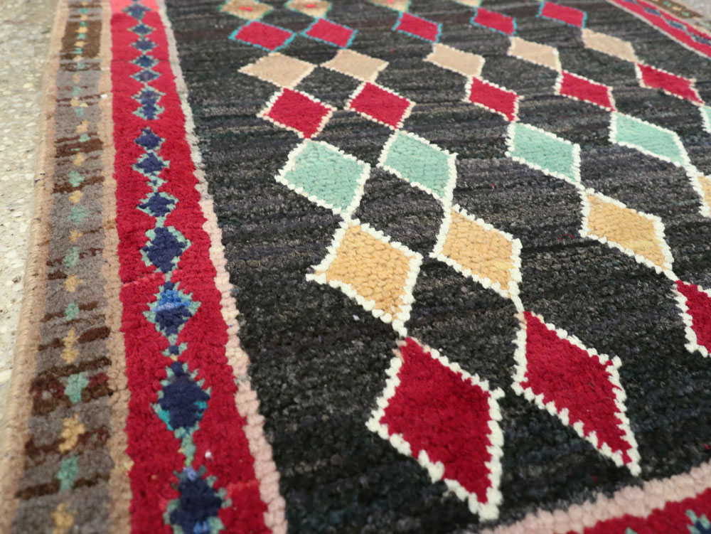 Vintage Persian Mahal Rug, No.26237 - Galerie Shabab