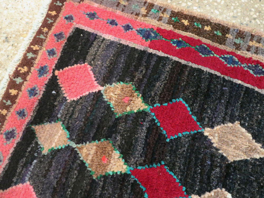Vintage Persian Mahal Rug, No.26237 - Galerie Shabab