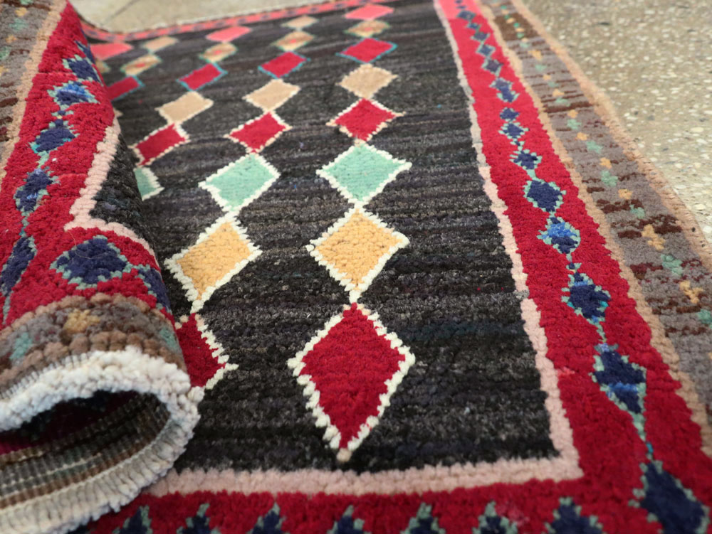 Vintage Persian Mahal Rug, No.26237 - Galerie Shabab