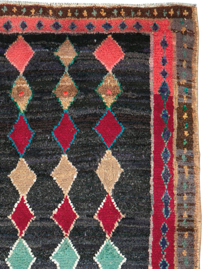 Vintage Persian Mahal Rug, No.26237 - Galerie Shabab