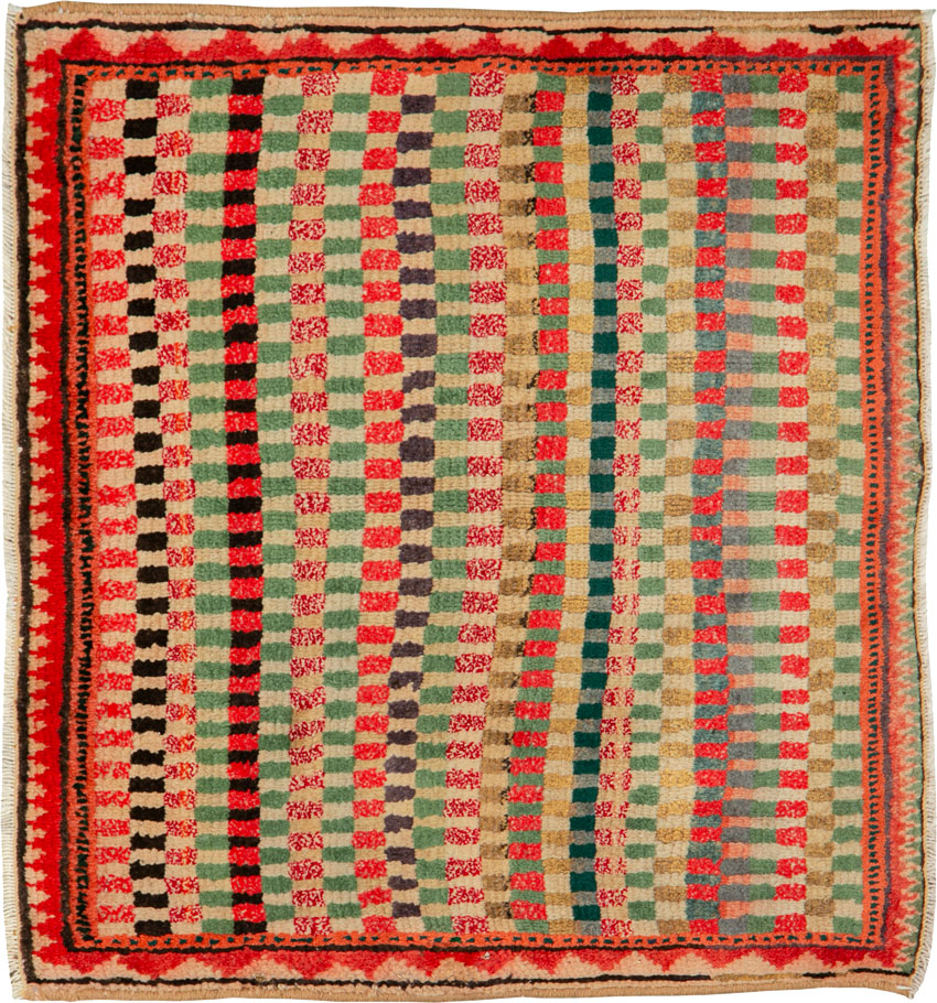 Vintage Persian Mahal Rug, No.26238 - Galerie Shabab