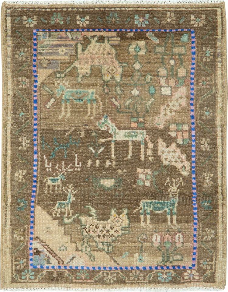 Vintage Persian Hamadan Rug, No.26242 - Galerie Shabab