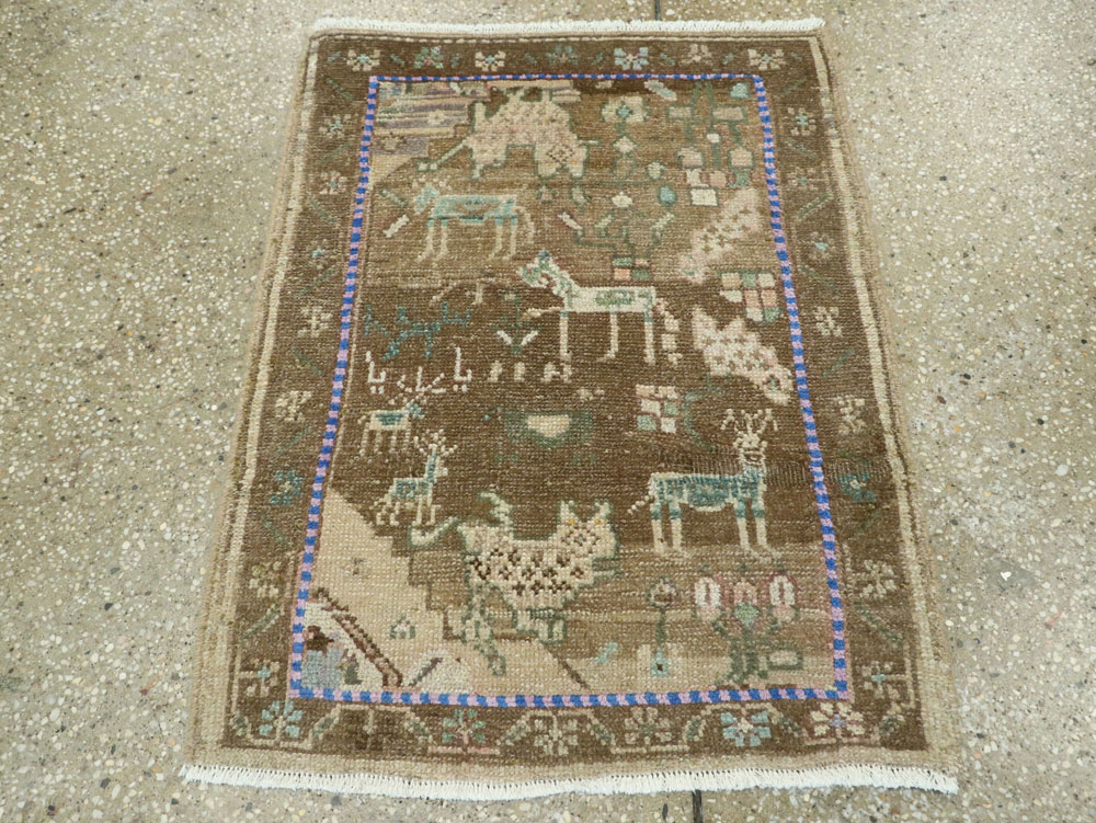 Vintage Persian Hamadan Rug, No.26242 - Galerie Shabab