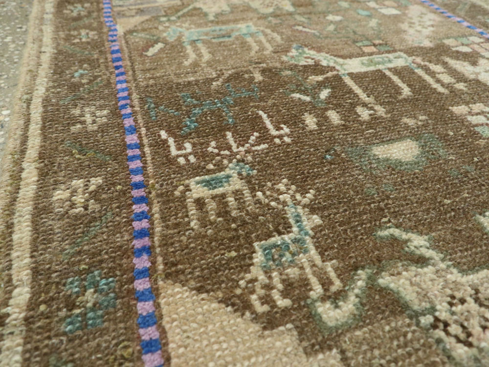 Vintage Persian Hamadan Rug, No.26242 - Galerie Shabab