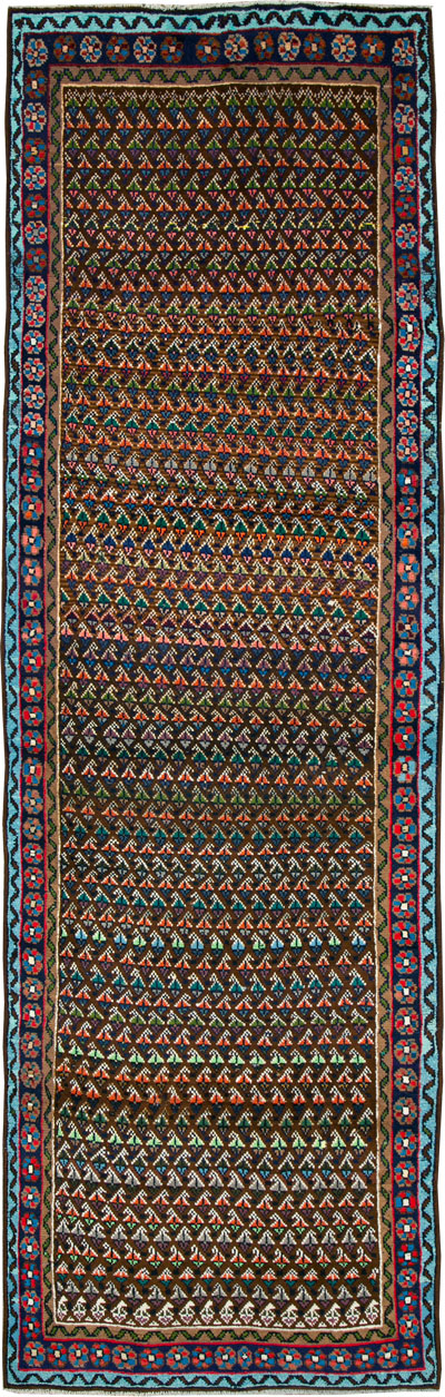 Vintage Persian Hamadan Runner, No.26244 - Galerie Shabab