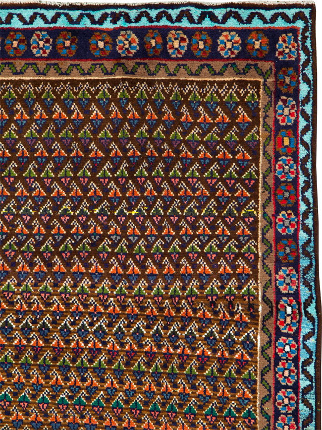 Vintage Persian Hamadan Runner, No.26244 - Galerie Shabab