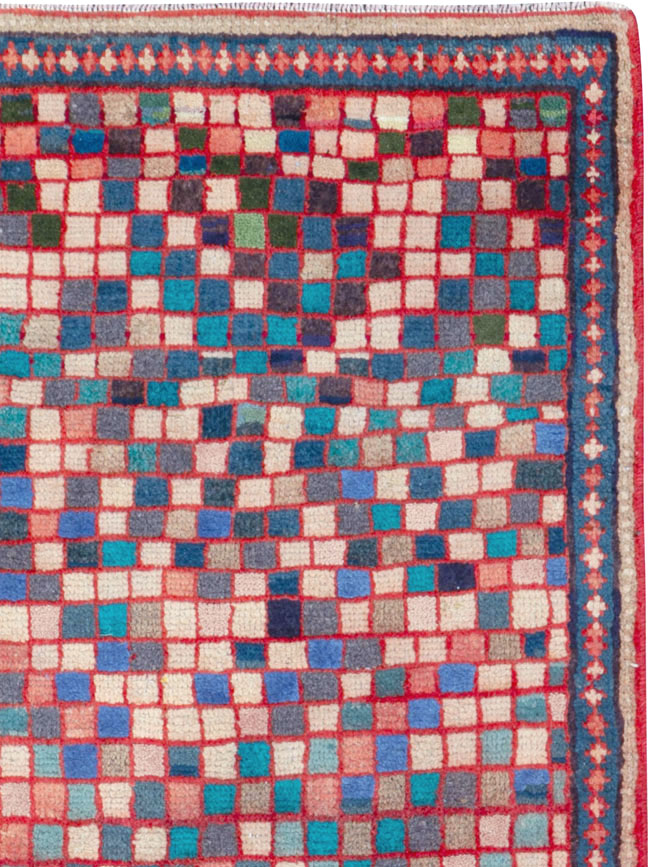 Vintage Persian Mahal Rug, No.26246 - Galerie Shabab