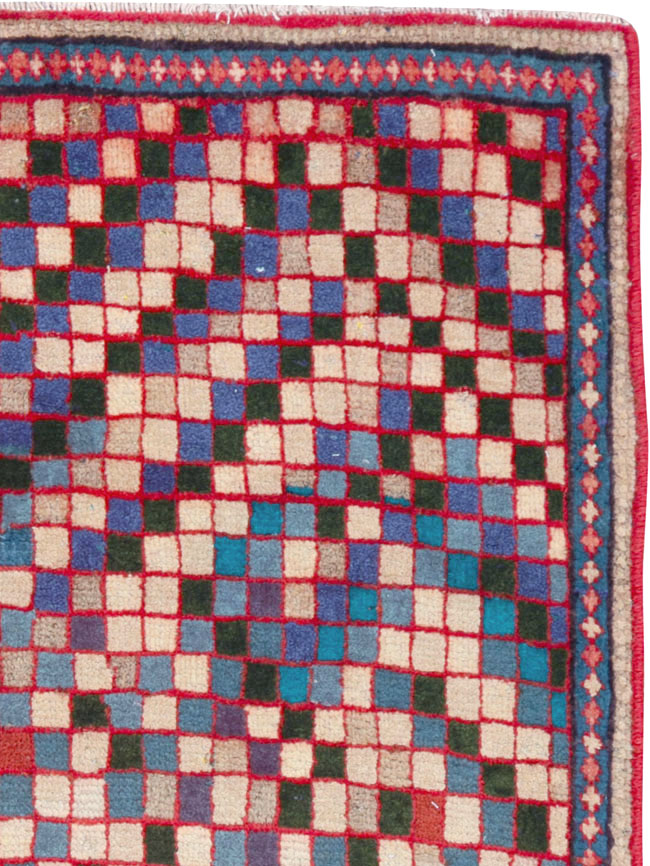 Vintage Persian Mahal Rug, No.26246 - Galerie Shabab