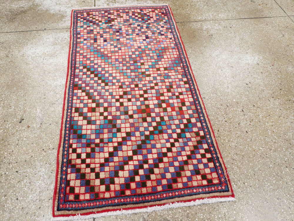 Vintage Persian Mahal Rug, No.26246 - Galerie Shabab