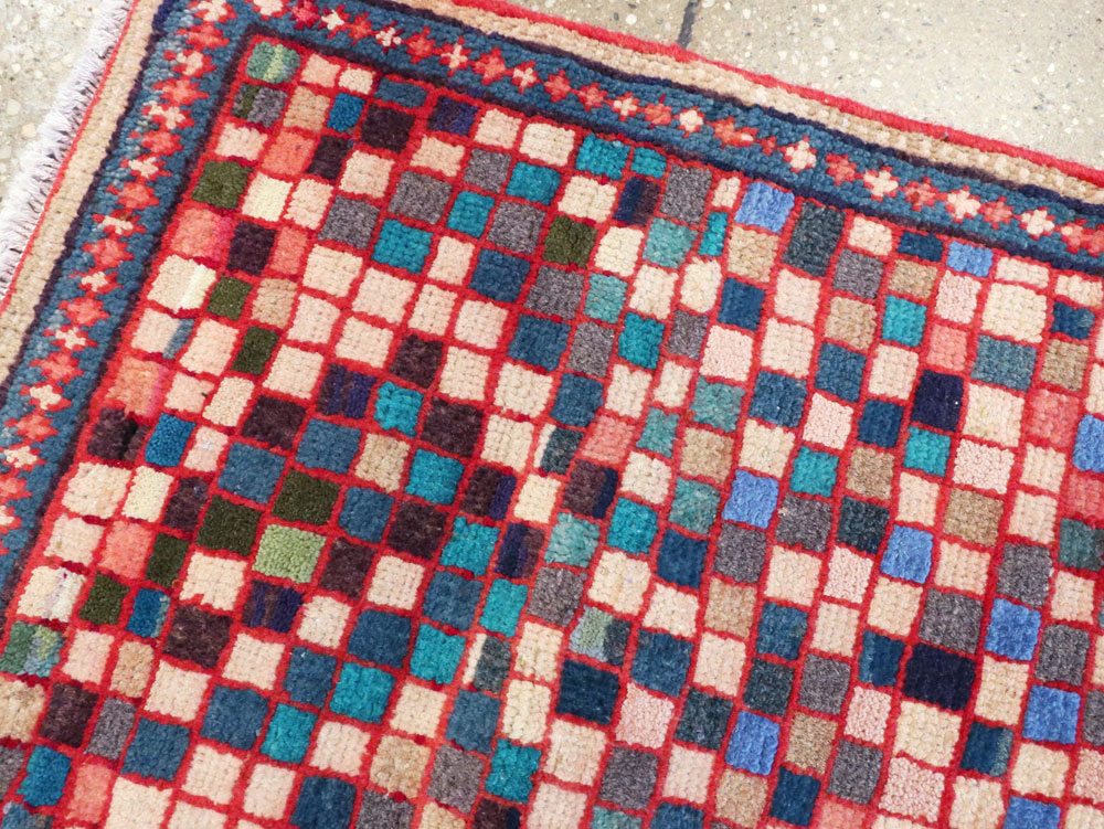 Vintage Persian Mahal Rug, No.26246 - Galerie Shabab