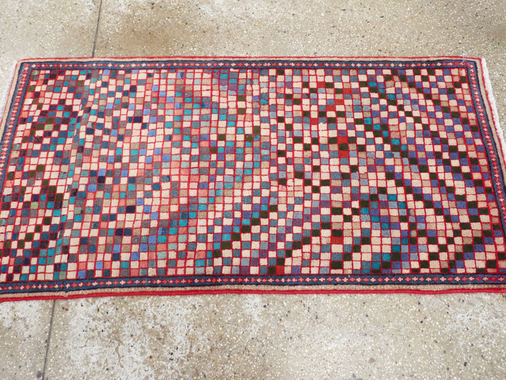 Vintage Persian Mahal Rug, No.26246 - Galerie Shabab