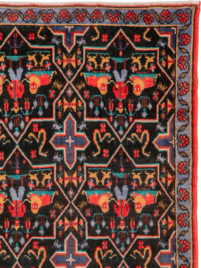 Vintage Persian Mahal Rug, No.26247 - Galerie Shabab
