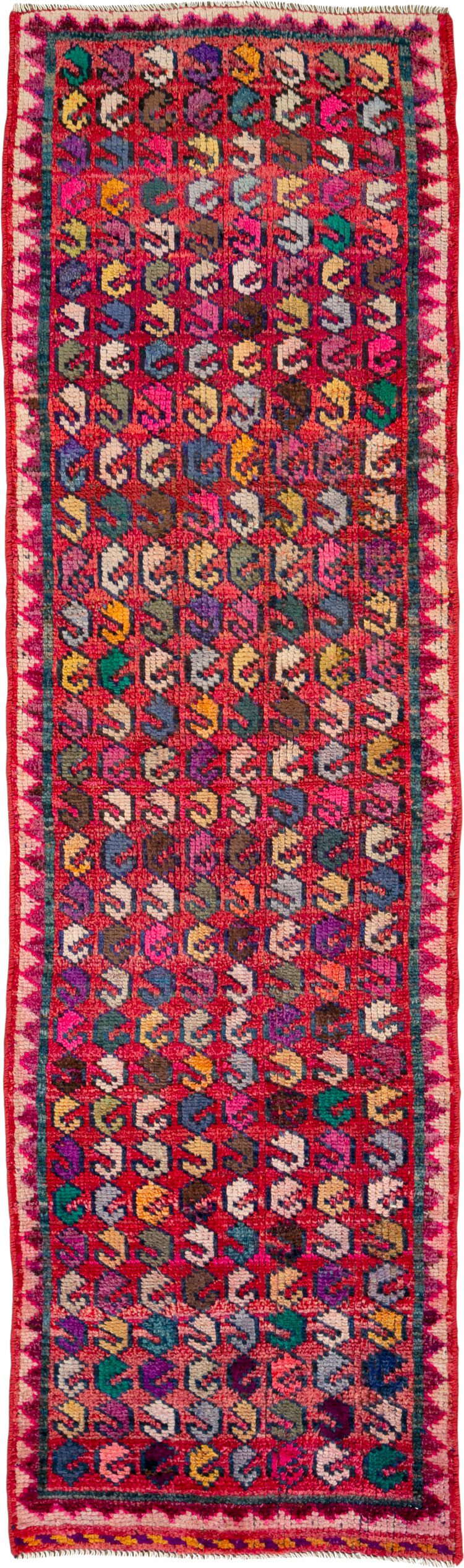 Vintage Persian Mahal Runner, No.26251 - Galerie Shabab