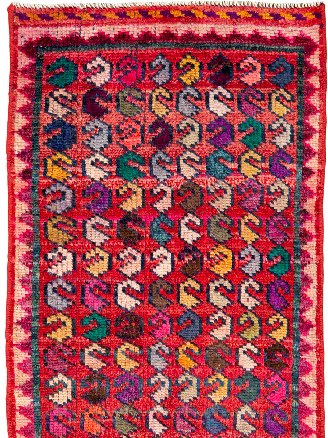 Vintage Persian Mahal Runner, No.26251 - Galerie Shabab