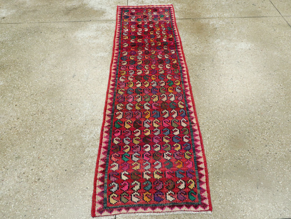 Vintage Persian Mahal Runner, No.26251 - Galerie Shabab