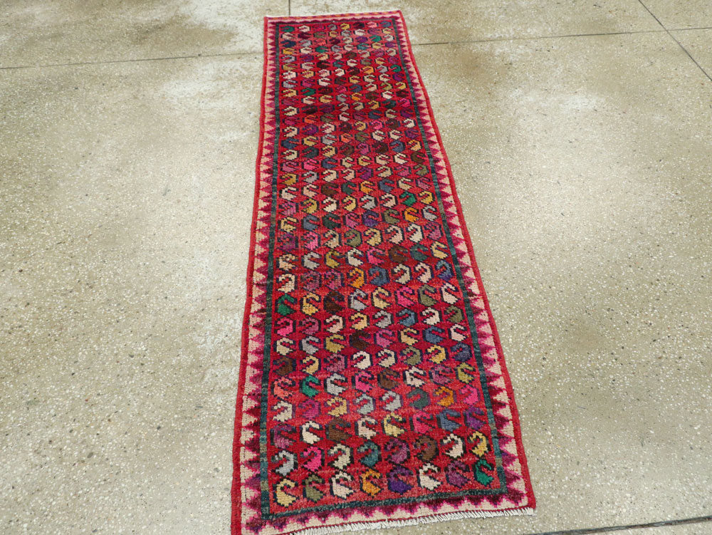 Vintage Persian Mahal Runner, No.26251 - Galerie Shabab