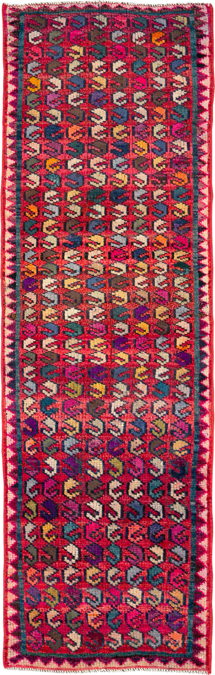 Vintage Persian Mahal Runner, No.26252 - Galerie Shabab