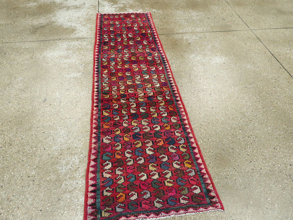 Vintage Persian Mahal Runner, No.26252 - Galerie Shabab