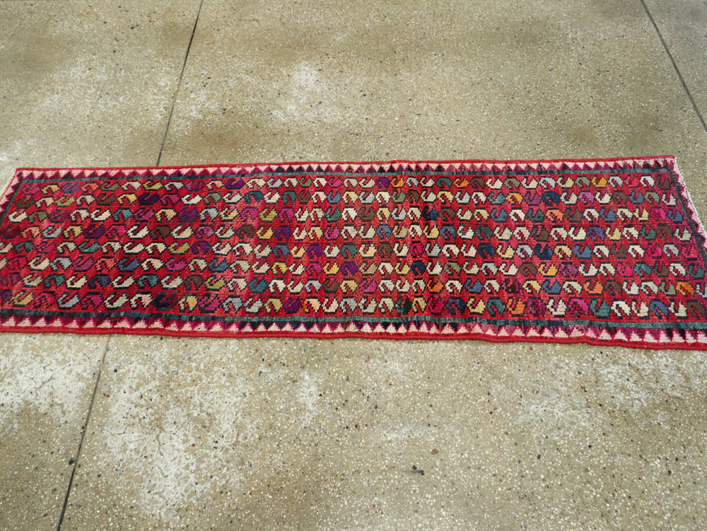 Vintage Persian Mahal Runner, No.26252 - Galerie Shabab