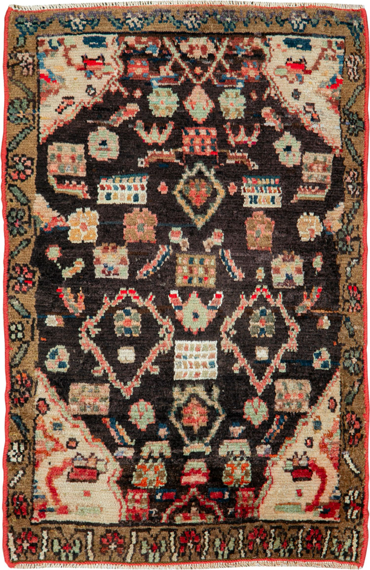 Vintage Persian Hamadan Rug, No.26253 - Galerie Shabab